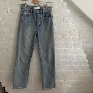 ARITZIA Denim Forum Arlo Hi-Rise Straight Jean
